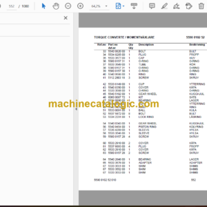 Epiroc Minetruck MT42 Spare Parts Catalog