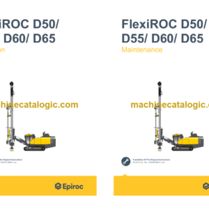 Epiroc FlexiROC D50 D55 D60 D65 Operation and Maintenance Manual