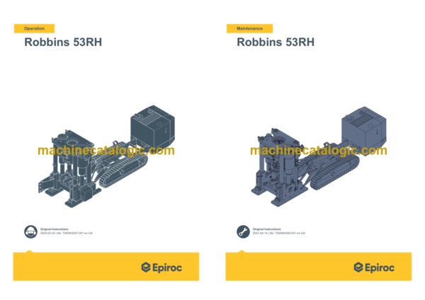 Epiroc Robbins 53 RH Operation and Maintenance Manual