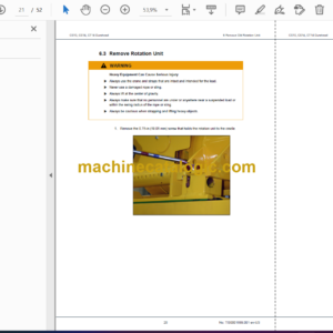 Epiroc Christensen CS10, CS14, CT14 Durahead Operation Manual