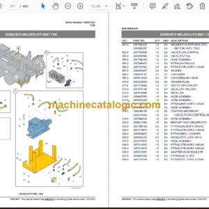 Epiroc Water Well Drill T3W Spare Parts Catalog