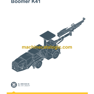 Epiroc Boomer K41 Spare Parts Catalog