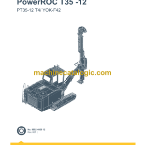 Epiroc PowerROC PT35-12 T4 YOK-F42 Spare Parts Catalog