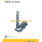 Epiroc DM45 CE Mark Operation Manual
