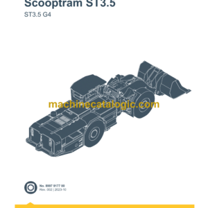 Epiroc Scooptram ST3.5 G4 Spare Parts Catalog