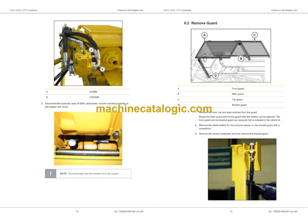 Epiroc Christensen CS10, CS14, CT14 Durahead Operation Manual - Image 3