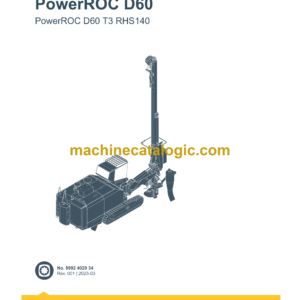 Epiroc PowerROC D60 T3 RHS140 Spare Parts Catalog