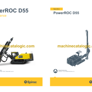 Epiroc PowerROC D55 Operation and Maintenance Manual