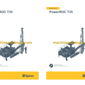 Epiroc PowerROC T35 MKII CE Operation and Maintenance Manual