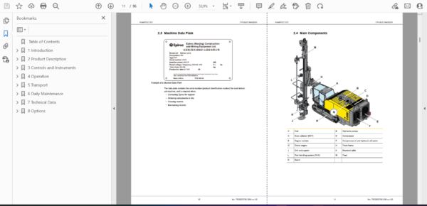 Epiroc PowerROC D55 Operation and Maintenance Manual - Image 4