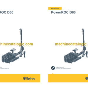 Epiroc PowerROC D60 Tier 3 Operation and Maintenance Manual