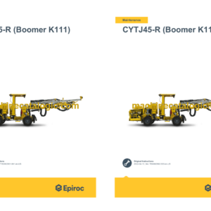 Epiroc Boomer K41 Operation and Maintenance Manual