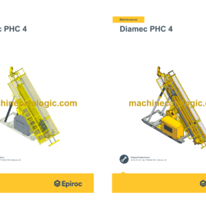 Epiroc Diamec PHC 4 Operation and Maintenance Manual