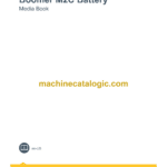 Epiroc Boomer M2C Battery Component Removal and Installation Instructions