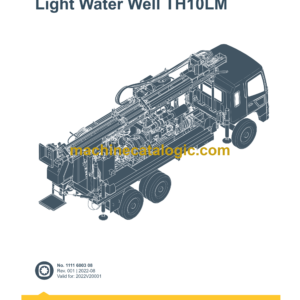 Epiroc Light Water Well TH10LM Spare Parts Catalog