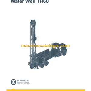 Epiroc Water Well TH60 Spare Parts Catalog