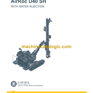 Epiroc AirRoc D40 SH Spare Parts Catalog