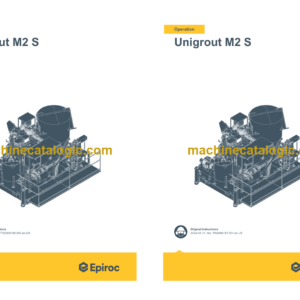 Epiroc Unigrout M2 S Operation and Maintenance Manual