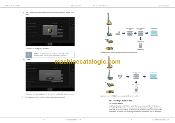 Epiroc RCS Lite - Boomer S1D-DH Underground Drill Rigs, Tunneling and Mining Equipment Control System Manual - Image 4