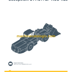 Epiroc Scooptram ST7 and ST7LP RCS 4.29 Control System Manual