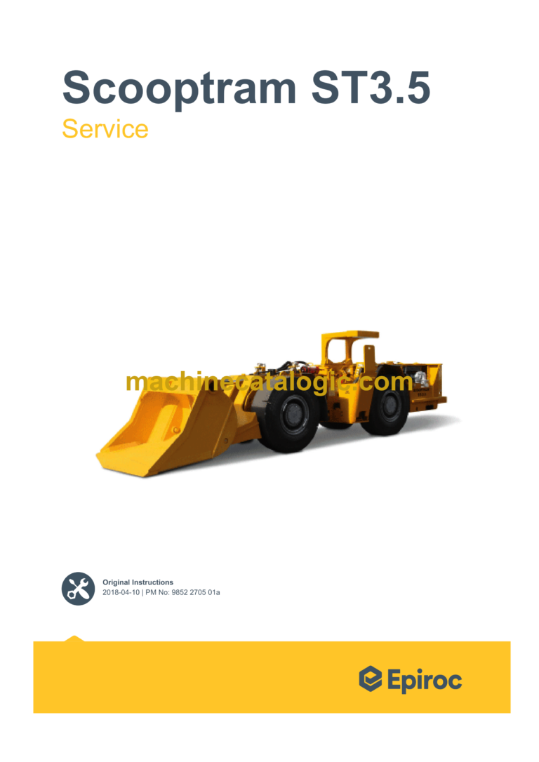 Epiroc Scooptram ST3.5 Maintenance Manual