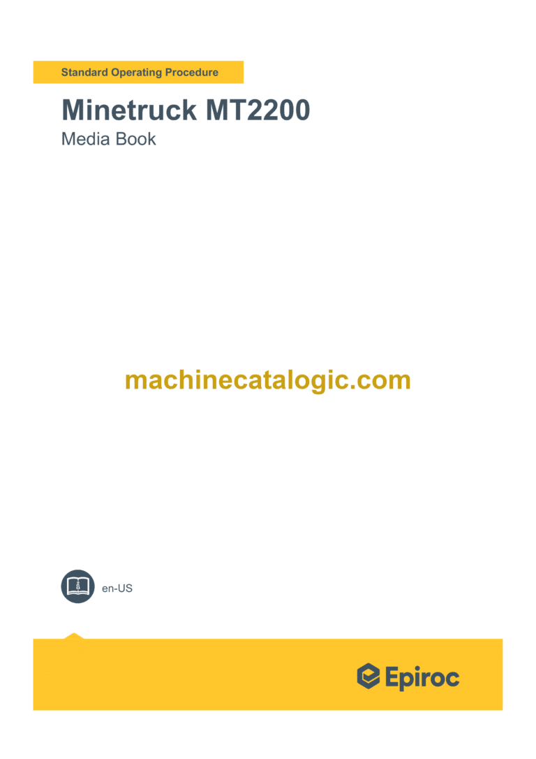Epiroc Minetruck MT2200 Component Removal and Installation Instructions