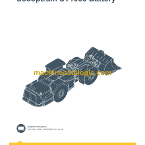 Epiroc Scooptram ST1030 Battery Control System Manual