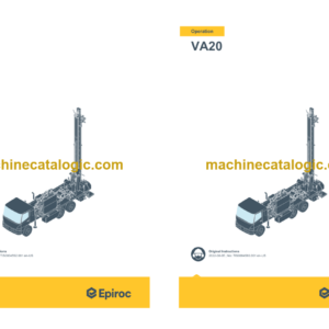 Epiroc VA20 Operation and Maintenance Manual