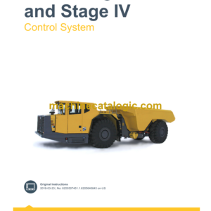 Epiroc Minetruck MT42 Stage III A and Stage IV Control System Manual