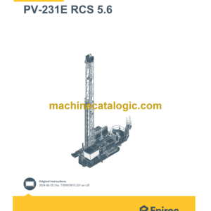 Epiroc PV-231E RCS 5.6 Pit Viper Control System Manual