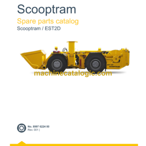 Epiroc Scooptram EST2D Spare Parts Catalog