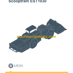 Epiroc Scooptram EST1030 Spare Parts Catalog