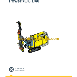 Epiroc PowerROC D40 Spare Parts Catalog