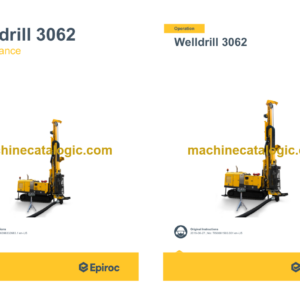 Epiroc Welldrill 3062 Operation and Maintenance Manual