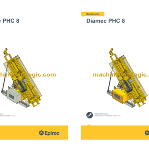 Epiroc Diamec PHC 8 Operation and Maintenance Manual