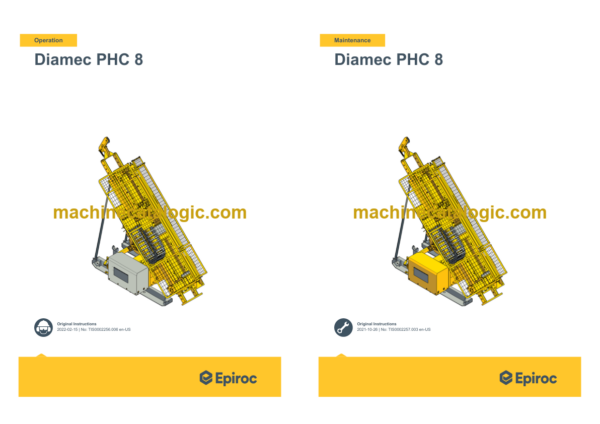 Epiroc Diamec PHC 8 Operation and Maintenance Manual