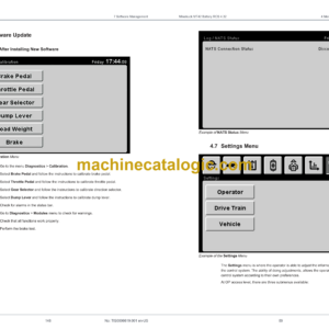 Epiroc Minetruck MT42 Battery RCS 4.32 Control System Manual