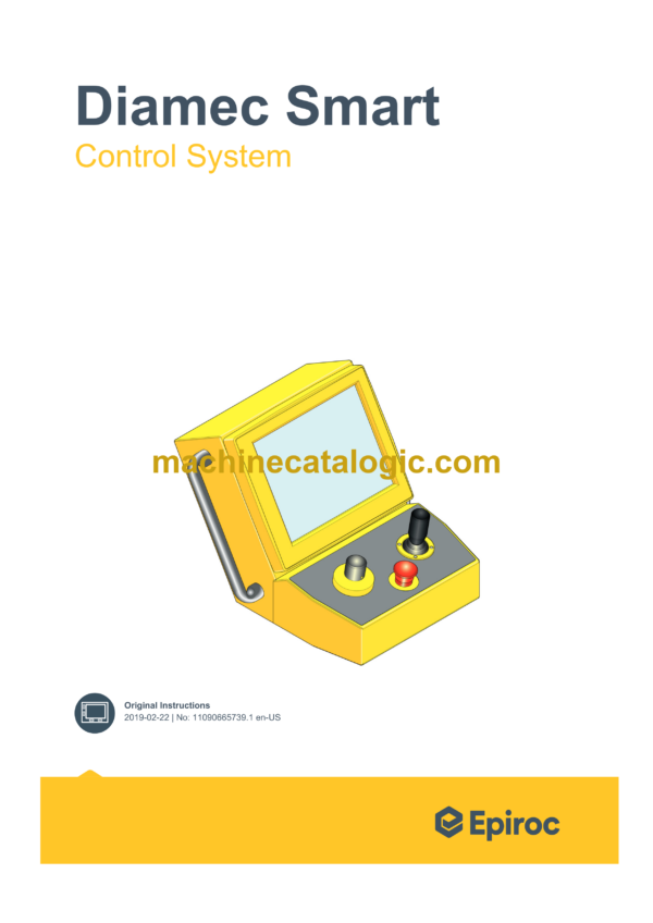 Epiroc Diamec Smart Control System Manual