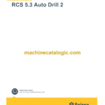 Epiroc RCS 5.3 Auto Drill 2 Control System Manual