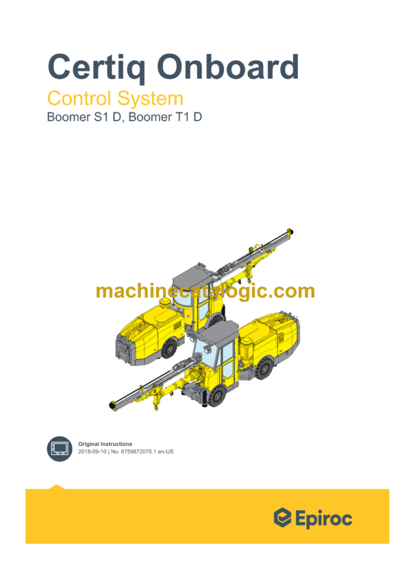 Epiroc RCS 5 Pit Viper Guard Control System Manual