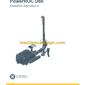 Epiroc PowerROC D60 China IV Spare Parts Catalog