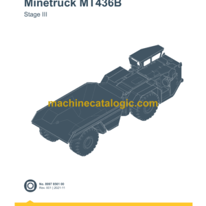 Epiroc Minetruck MT436B Stage III Spare Parts Catalog