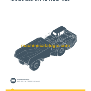 Epiroc Minetruck MT42 RCS 4.29 Control System Manual