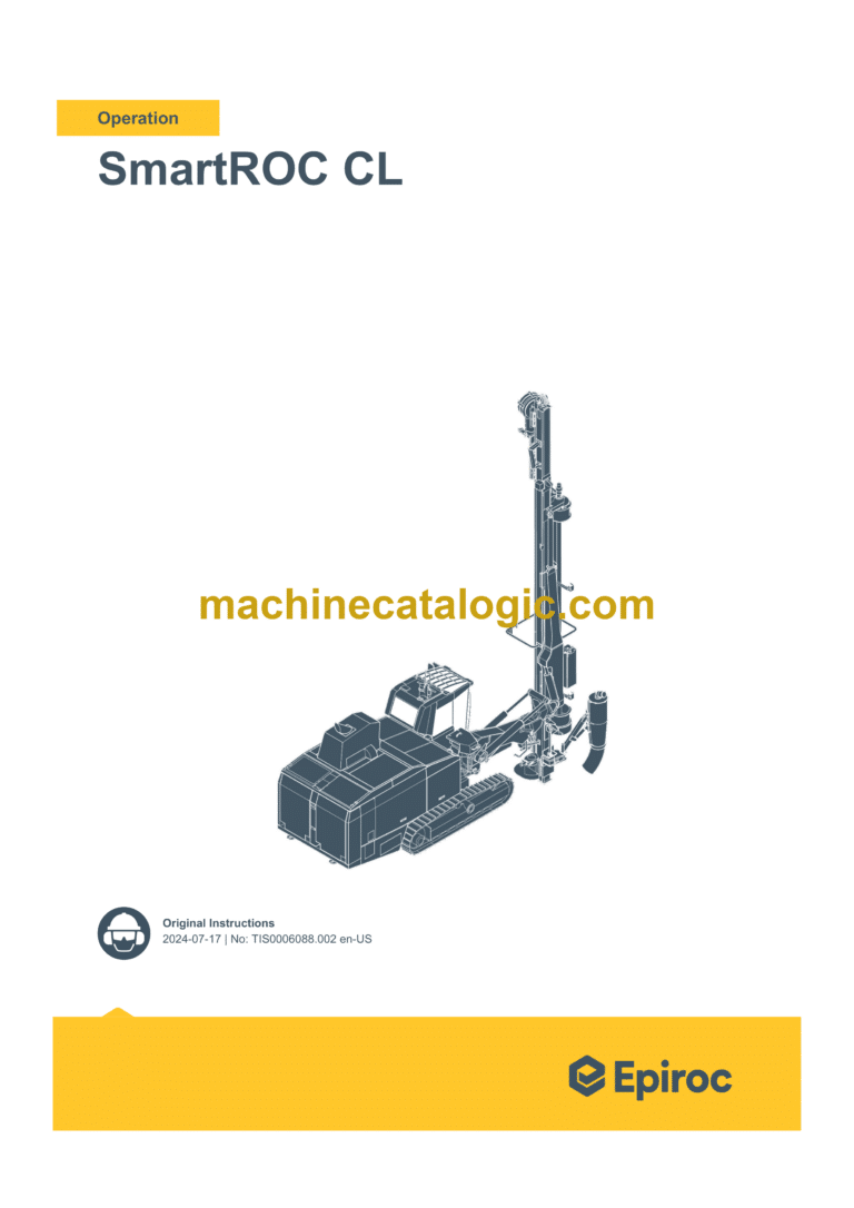 Epiroc SmartROC CL Mk ll (C13B 6.27) Operation Manual