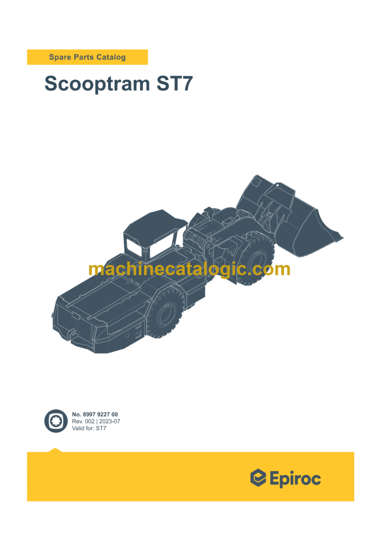Epiroc Scooptram ST7 Spare Parts Catalog