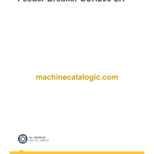 Epiroc Feeder Breaker SCH200 LH Spare Parts Catalog