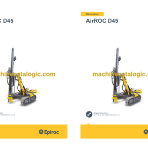 Epiroc AirROC D45 Operation and Maintenance Manual