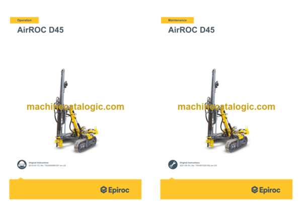 Epiroc AirROC D45 Operation and Maintenance Manual