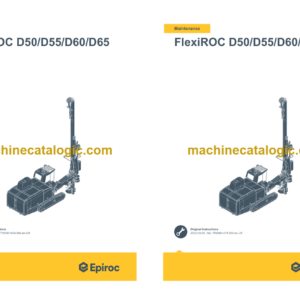 Epiroc FlexiROC D50 D55 D60 D65 Stage V Operation and Maintenance Manual