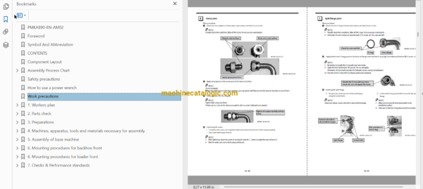 Hitachi EX1200-7B Cummins FT4 Hydraulic Excavator Assembly, Technical and Workshop Manual - Image 2